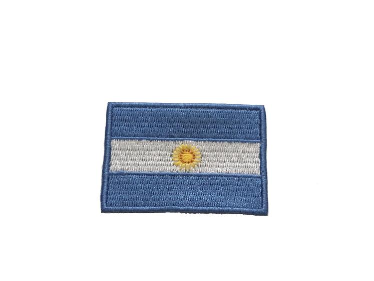 Imagem de Patche aplique bordado da bandeira da Argentina