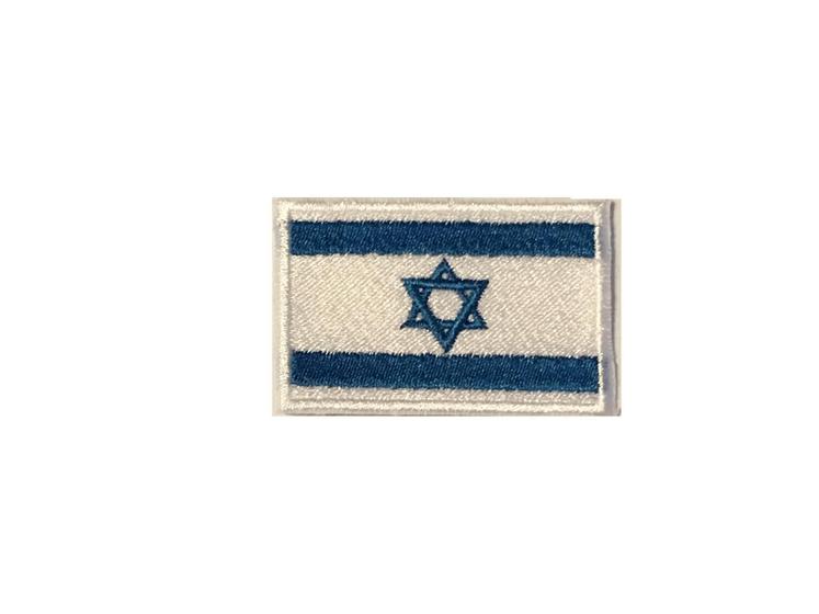 Imagem de Patche Aplique Bordado Da Bandeira De Israel