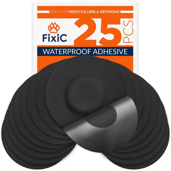 Imagem de Patches Adesivos Fixic Freestyle para Libre 1, 2, 3 e +25 Unidades