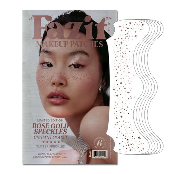 Imagem de Patches de Maquiagem Fazit Rose Gold - Glitter Facial para Mulheres