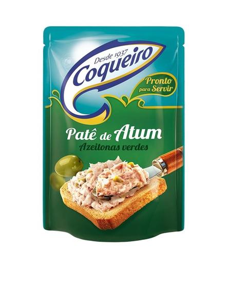 Imagem de PATÊ DE ATUM COM AZEITONA COQUEIRO SACHÊ 170G  com 3 unidades 