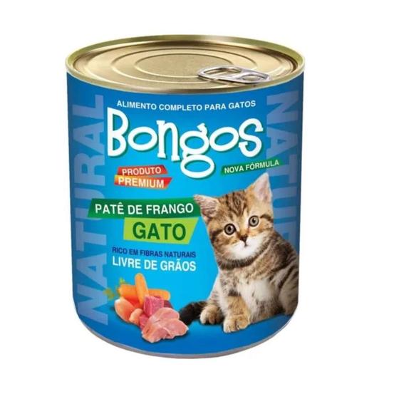 Imagem de Patê Enlatado para Gatos Sabor Frango 280 Gr