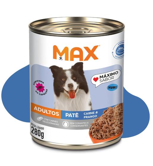 Imagem de Patê Max Cães 280g - 12 Unidades