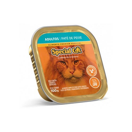 Imagem de Patê Special Cat Gatos Adultos Peixe 100g