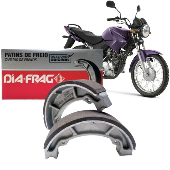 Imagem de Patim de Freio Diafrag Ybr 125 Virago 250 Xtz 125 XT 225 Hunter 125 Max - Dianteiro/ Traseiro - (Standard)