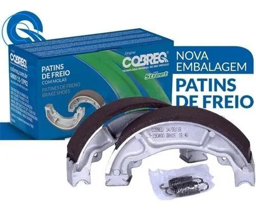 Imagem de Patim de freio lona cobreq 0302 cpx cg/titan 125 honda