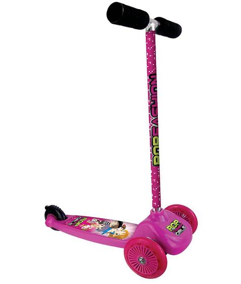 Imagem de Patinete 3 Rodas Pop Fashion Girls Rosa Brinquedo Fenix