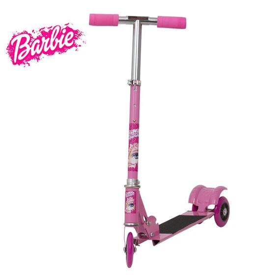 Imagem de Patinete Barbie Feminino Radical Com Regulagem de Altura