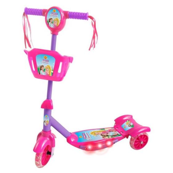 Imagem de Patinete com Cesta Sonho de Princesa DM Toys