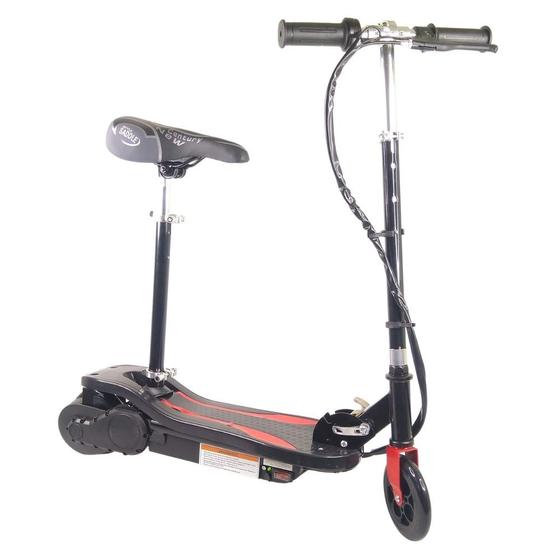Patinete Elétrico Com Banco E Regulagem De Altura Do Guidão Preto Menor preço em Patinete Elétrico Com Banco E Regulagem De Altura Do Guidão Preto