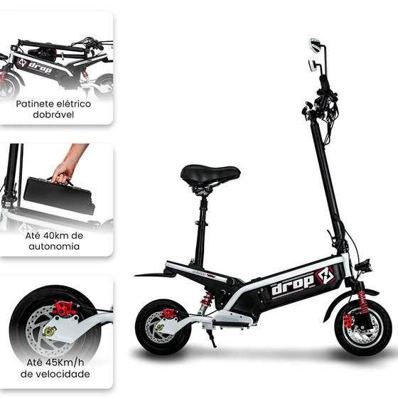 Imagem de Patinete Eletrico DROP JETTER 800W-48v  Drop