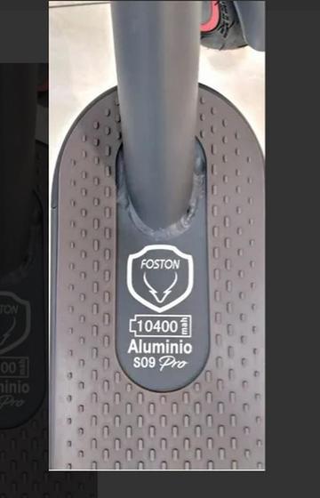 Imagem de Patinete Elétrico Foston S09 Pro Lançamento 2021 Bat. 10400