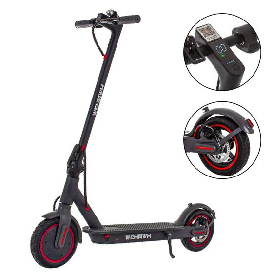 Imagem de Patinete Elétrico Scooter 350W WeHawk SSM Dobrável para Adultos 36V