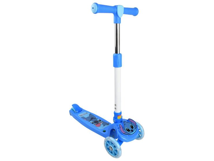 Patinete Infantil 3 Rodas Stitch Disney Azul