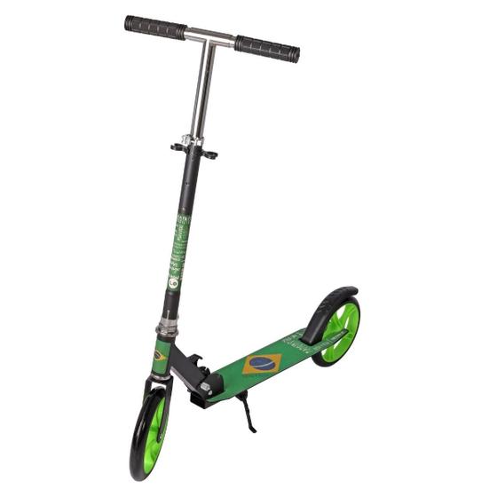 Imagem de Patinete Infantil Adulto Juvenil 2 Rodas Suporta Até 100kg Dobrável Portátil Spider Rider