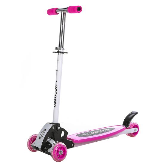 Patinete Infantil Brinquedos 3 Rodas Com Base Scooter Roda Flexível BV0010 Rosa Menor preço em Patinete Infantil Brinquedos 3 Rodas Com Base Scooter Roda Flexível BV0010 Rosa