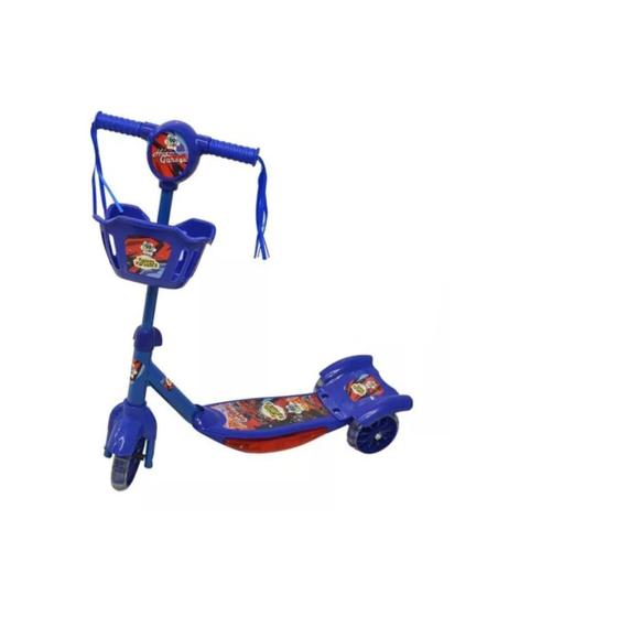 Imagem de Patinete Infantil Com Som e Luzes Azul - 99 Toys