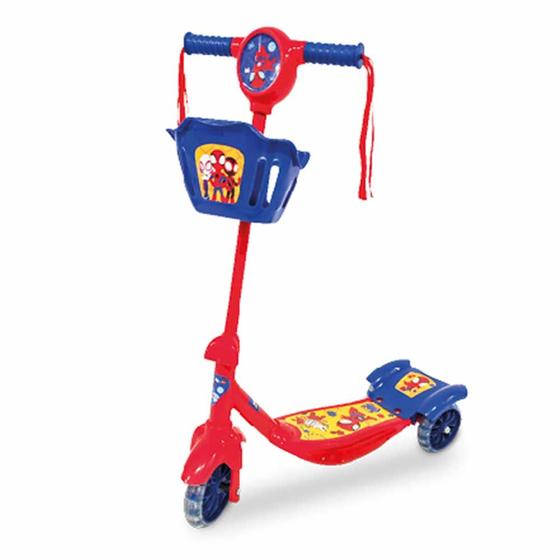 Imagem de Patinete Infantil - Luz e Som - 3 Rodas - Marvel Spidey - Zippy Toys