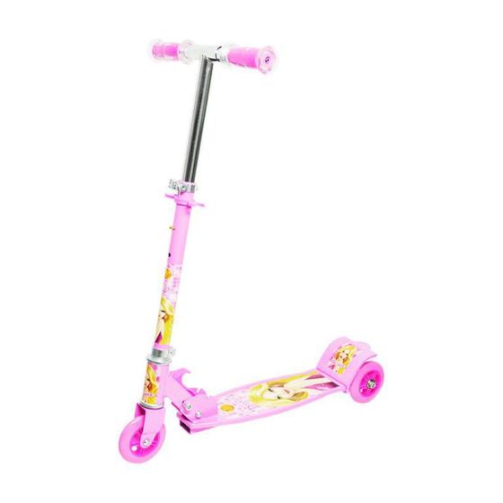 Imagem de Patinete New Top Radical 3 Rodas Infantil 50kg Ajustavel DMR4879RS Rosa