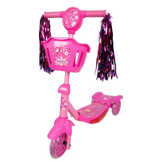 Patinete Radical Com Luz e Som Ajustável Para Crianças Rosa é boa?