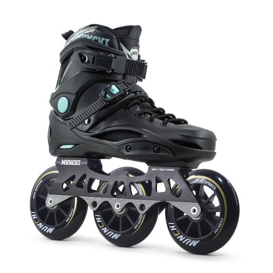 Imagem de Patins 3 Rodas Munchi MX3 110mm Abec 9 Base híbrida