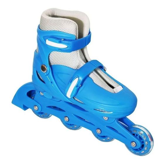 Imagem de Patins 4 Rodas Importway Inline Azul TAM 35/38 BW018AZM