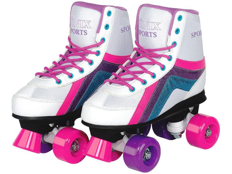 Imagem de Patins 4 Rodas Infantil Roller Skate Nº 34 ao 35