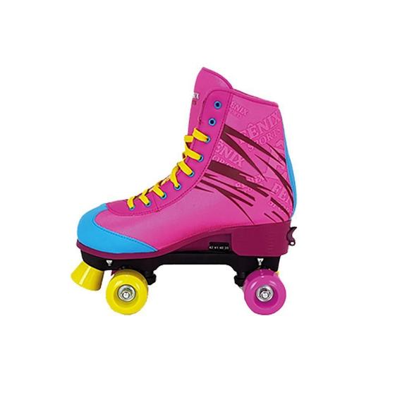 Imagem de Patins  Ajustável 35 a 38 Rosa - Fenix RL-06