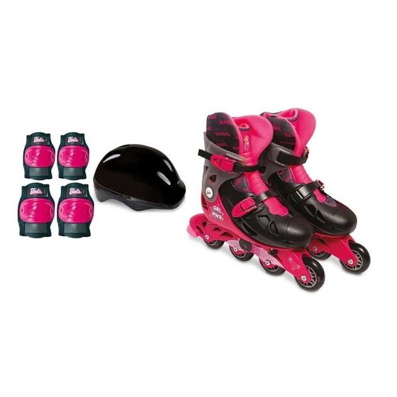 Imagem de Patins Barbie Ajustavel Com Acessorios 37 40 Fun F00110