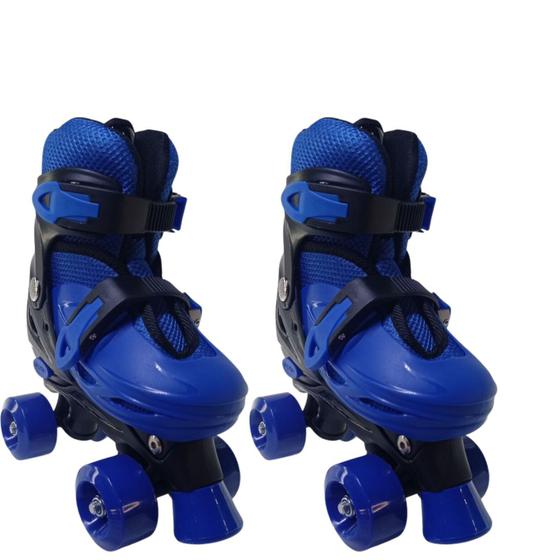 Imagem de Patins De 4 Rodas Azul Elite Tamanho:28/31