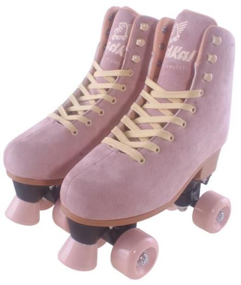 Imagem de Patins Feminino Quatro Rodas Quad Bota N 31-34 Fenix