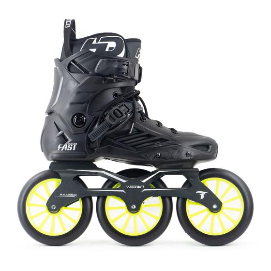 Patins HD Inline Fast 125mm Abec-11 Pro Salmão Menor preço em Patins HD Inline Fast 125mm Abec-11 Pro Salmão