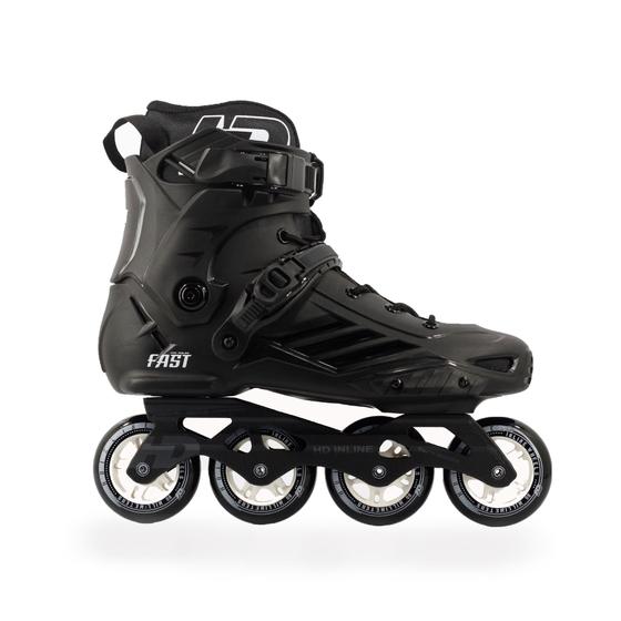 Patins HD Inline Fast 80mm Abec-11 Preto Lançamento 2022 Menor preço em Patins HD Inline Fast 80mm Abec-11 Preto Lançamento 2022