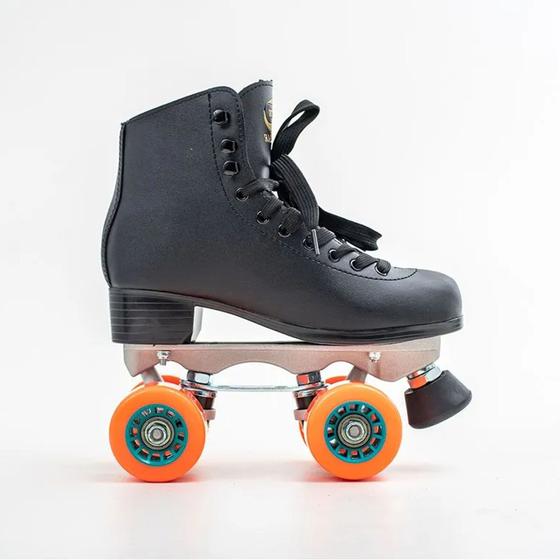 Imagem de Patins Hondar HD QUAD - Preto Laranja