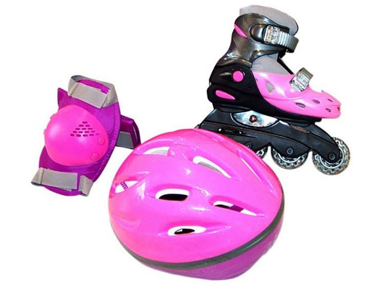 Patins in Line Infantil Bel Fix 3653 Rosa Menor preço em Patins in Line Infantil Bel Fix 3653 Rosa