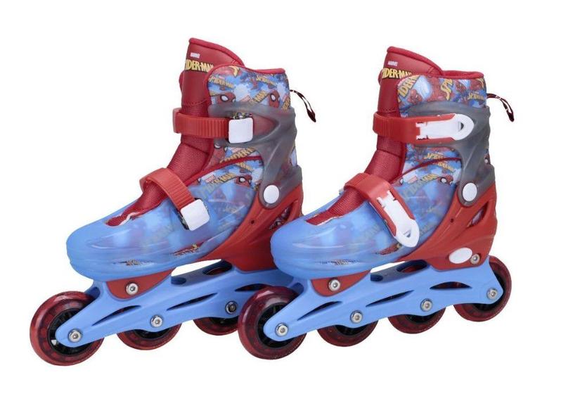 Patins Infantil 4 rodas In Line Ajustável Kit de Proteção Tamanho 32 35 Marvel Spider Man Homem Aranha Brink é boa?