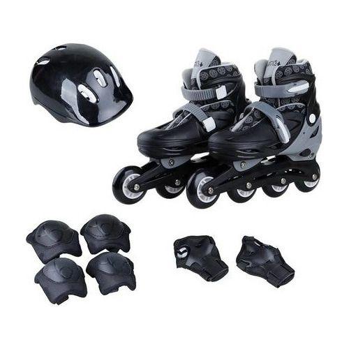 Imagem de Patins Infantil 4 Rodas In Line + Kit De Proteção Capacete