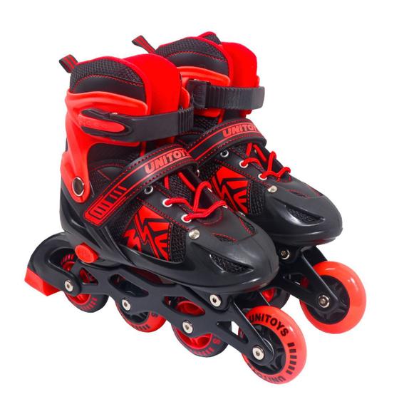 Imagem de Patins Infantil 4 Rodas Inline Varios Tamanhos e Cores