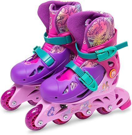 Imagem de Patins Infantil Barbie 3 Rodas Ajustável 29 A 32 com acessórios -  Fun F0010-7