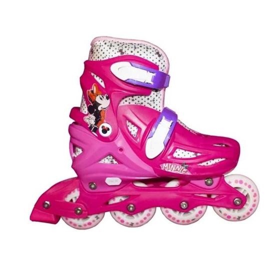 Imagem de Patins Inline Ajustável Tam 35-38 Disney Minnie - Multikids