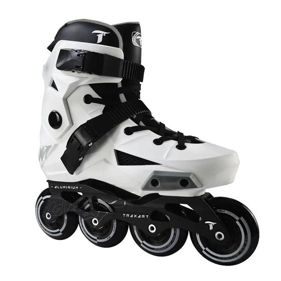 Imagem de Patins inline freestyle urban traxart revolt branco abec 9