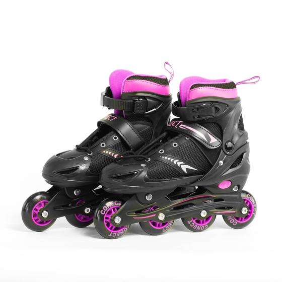 Patins Inline Roller Semi Profissional Conect - Mega Compras Roxo Menor preço em Patins Inline Roller Semi Profissional Conect - Mega Compras Roxo