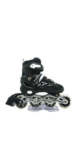 Patins Inline Roller Sport Infantil Ajustável C/ Leds Semiprofissional Menor preço em Patins Inline Roller Sport Infantil Ajustável C/ Leds Semiprofissional