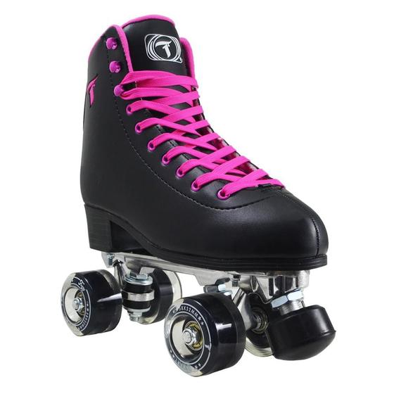 Imagem de Patins Quad Traxart Foxxy Preto - 58mm x 32mm ABEC-5