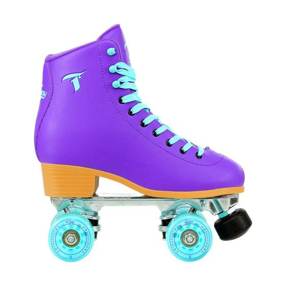 Imagem de Patins Quad Traxart Foxxy Roxo - 58mm x 32mm ABEC-5