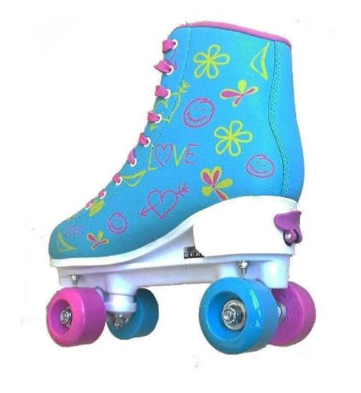 Imagem de Patins Quatro Rodas Roller Skate Ajustável (31-34) RL07A - Fênix Brinquedos