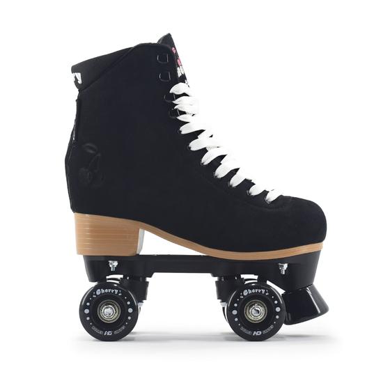 Patins Roller 4 Rodas Preto Veludo Quad Tradicional Hondar Abec 3 Menor preço em Patins Roller 4 Rodas Preto Veludo Quad Tradicional Hondar Abec 3