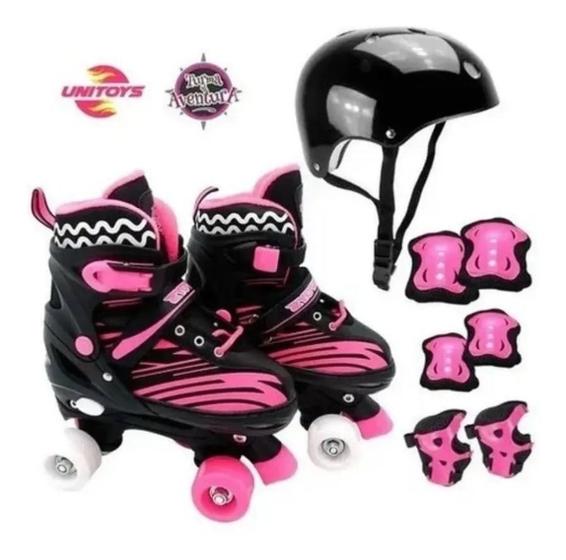 Patins Roller Infantil Feminino 4 Rodas Quad Menina - Top Menor preço em Patins Roller Infantil Feminino 4 Rodas Quad Menina - Top