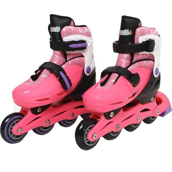 Imagem de Patins Rosa Com Roxo 36/39 - Brink+