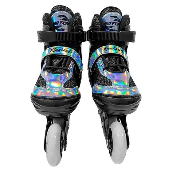 Imagem de Patins Unitoys Inline Laser 38-41 Ref.1818G Preto